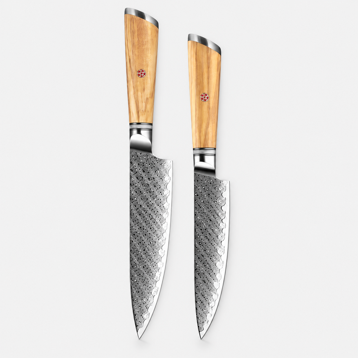Olivier Grand Atelier — 8 couteaux Damas et fusil