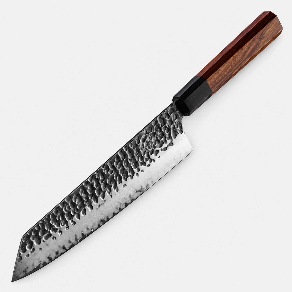 Kiritsuke Sylvestre — Couteau 9 pouces avec étui — vue complète sur fond gris