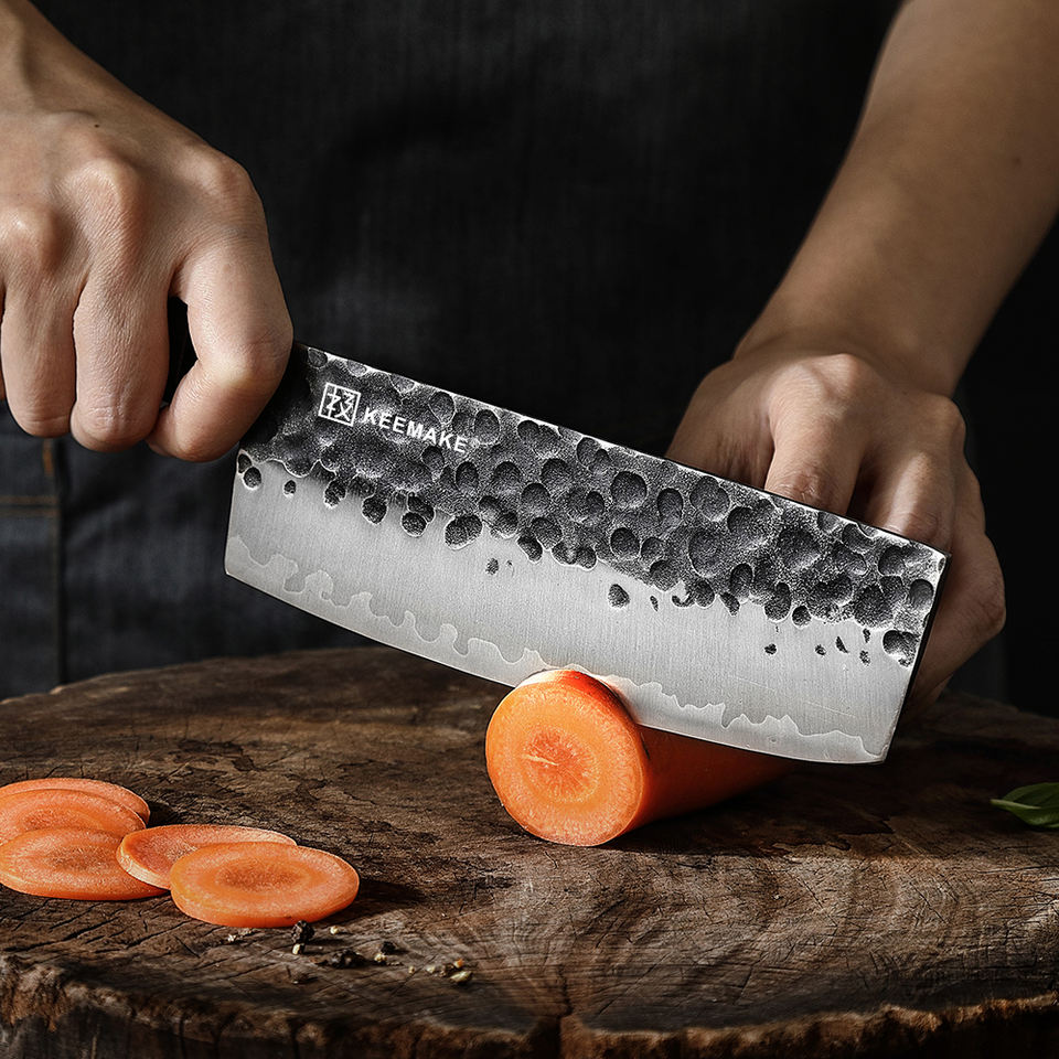 Nakiri Terre Rouge — 17,8 cm — détail et mise en situation