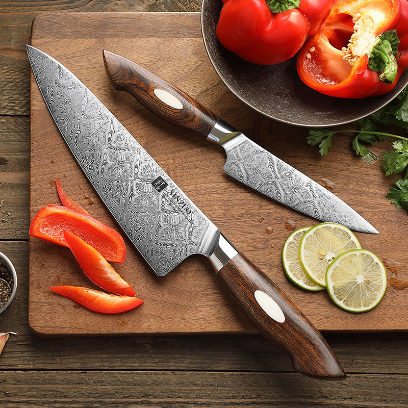 Duo Terre Éclat — 2 couteaux Chef & Utilitaire — vue 2