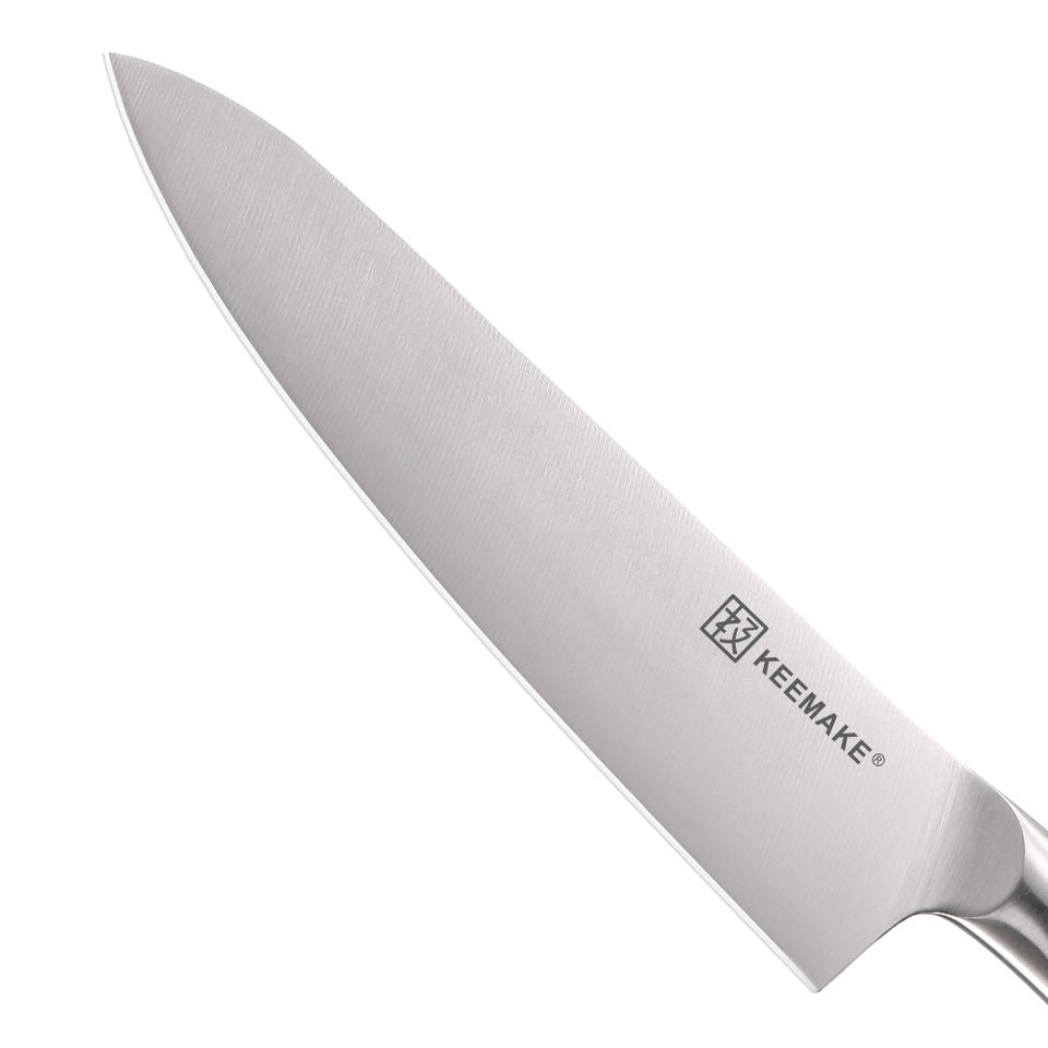 Couteau de chef Olivier Clair — 20,3 cm — détail et mise en situation