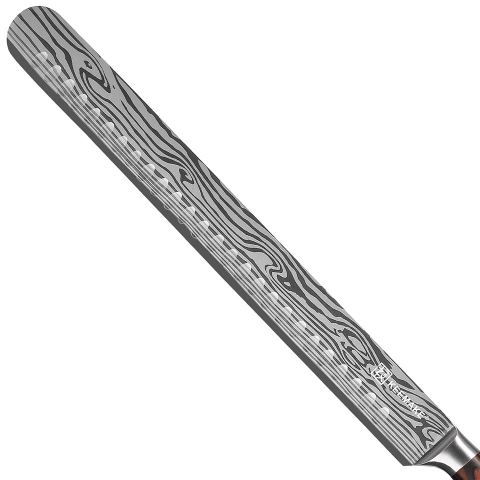 Couteau à trancher Grande Coupe — 30,5 cm — détail et mise en situation