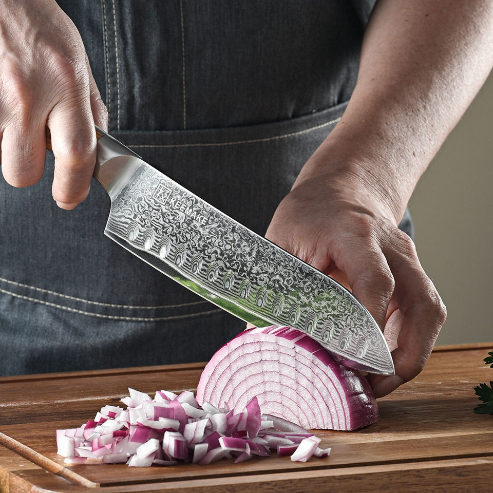 Santoku Olivier Damas — détail et mise en situation