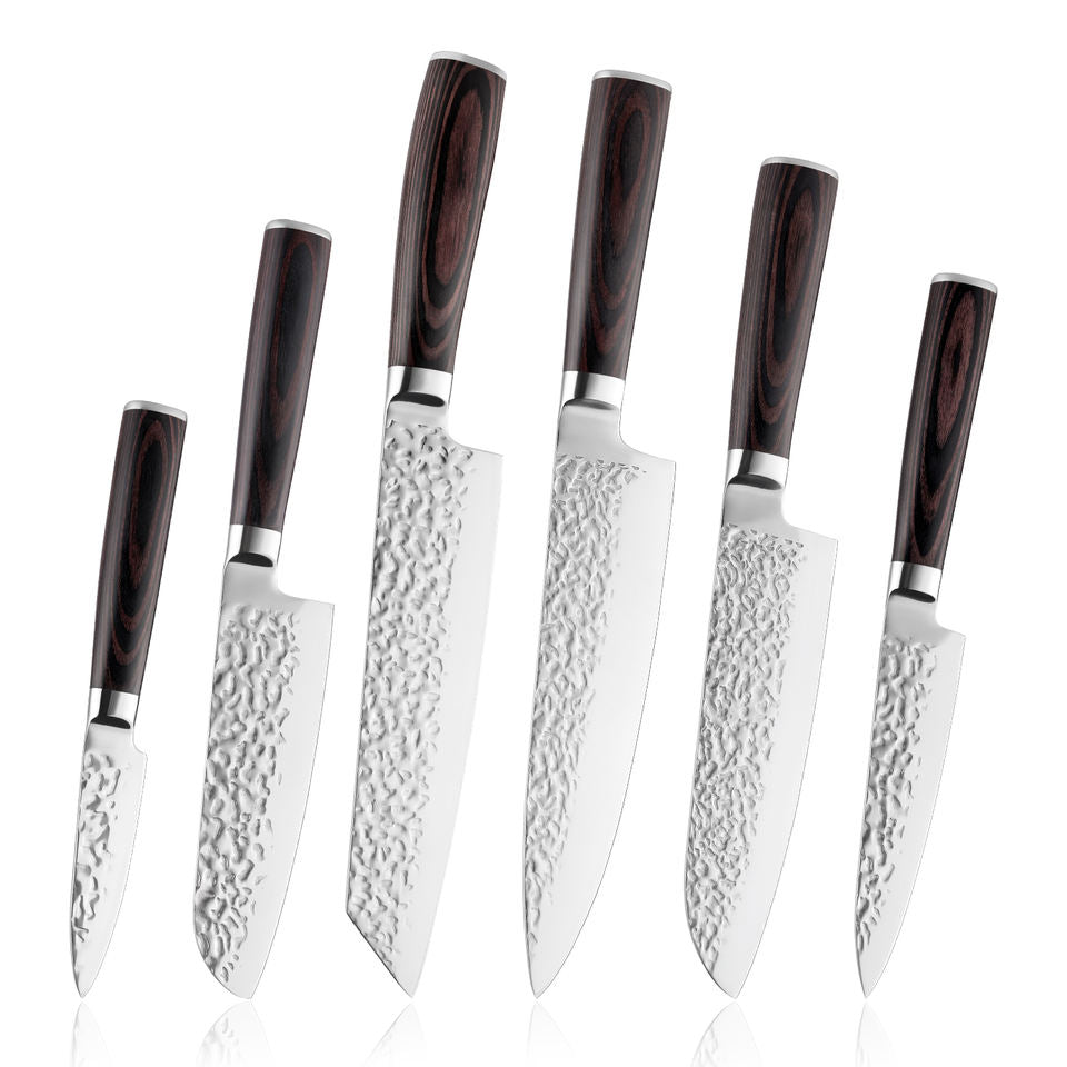 Brun Essentiel — 6 couteaux de cuisine