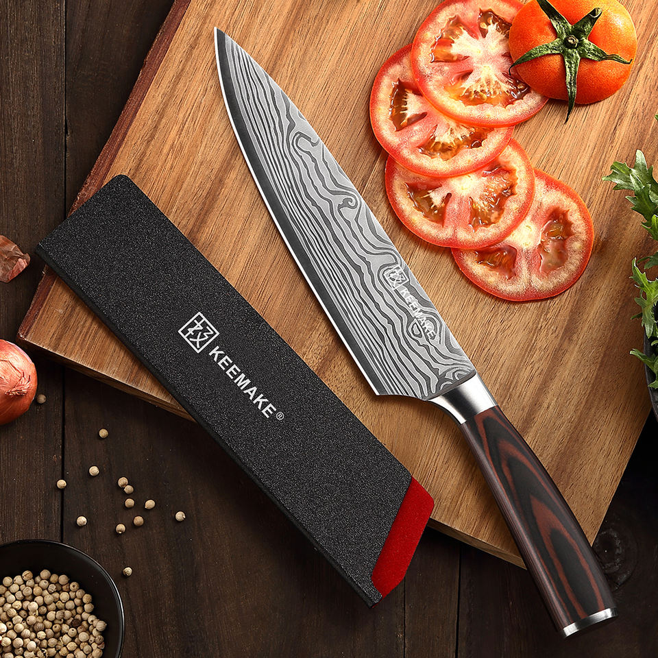 Couteau de chef Ondine — 20,3 cm — détail et mise en situation