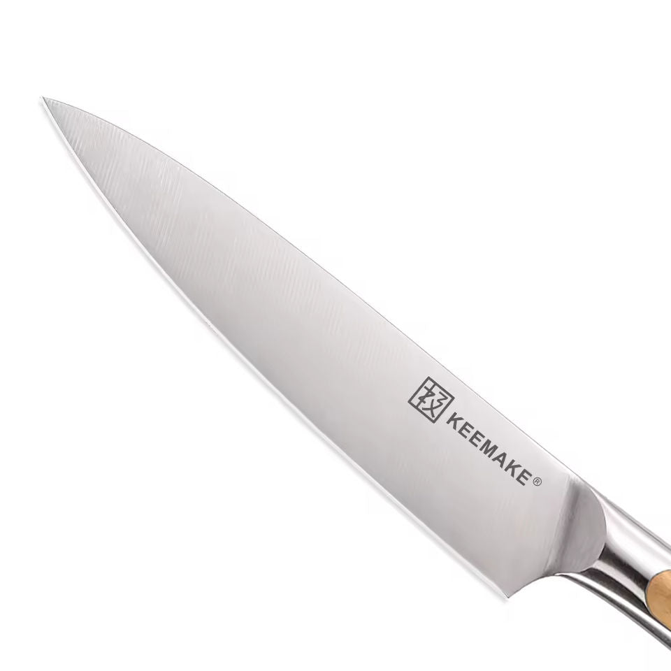 Couteau utilitaire Olivier Clair — 12,7 cm — détail et mise en situation