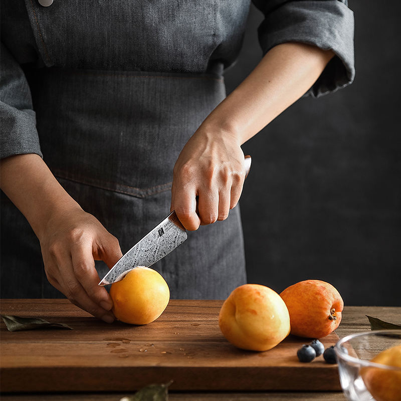 Duo Terre Éclat — 2 couteaux Chef & Utilitaire — vue 4
