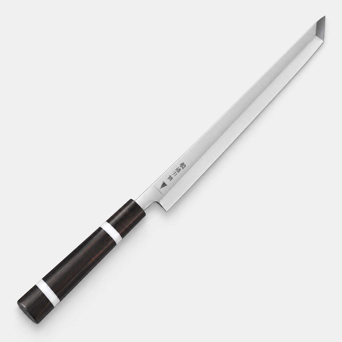 Sakimaru Ébène Sashimi — 30 cm — vue sur fond gris
