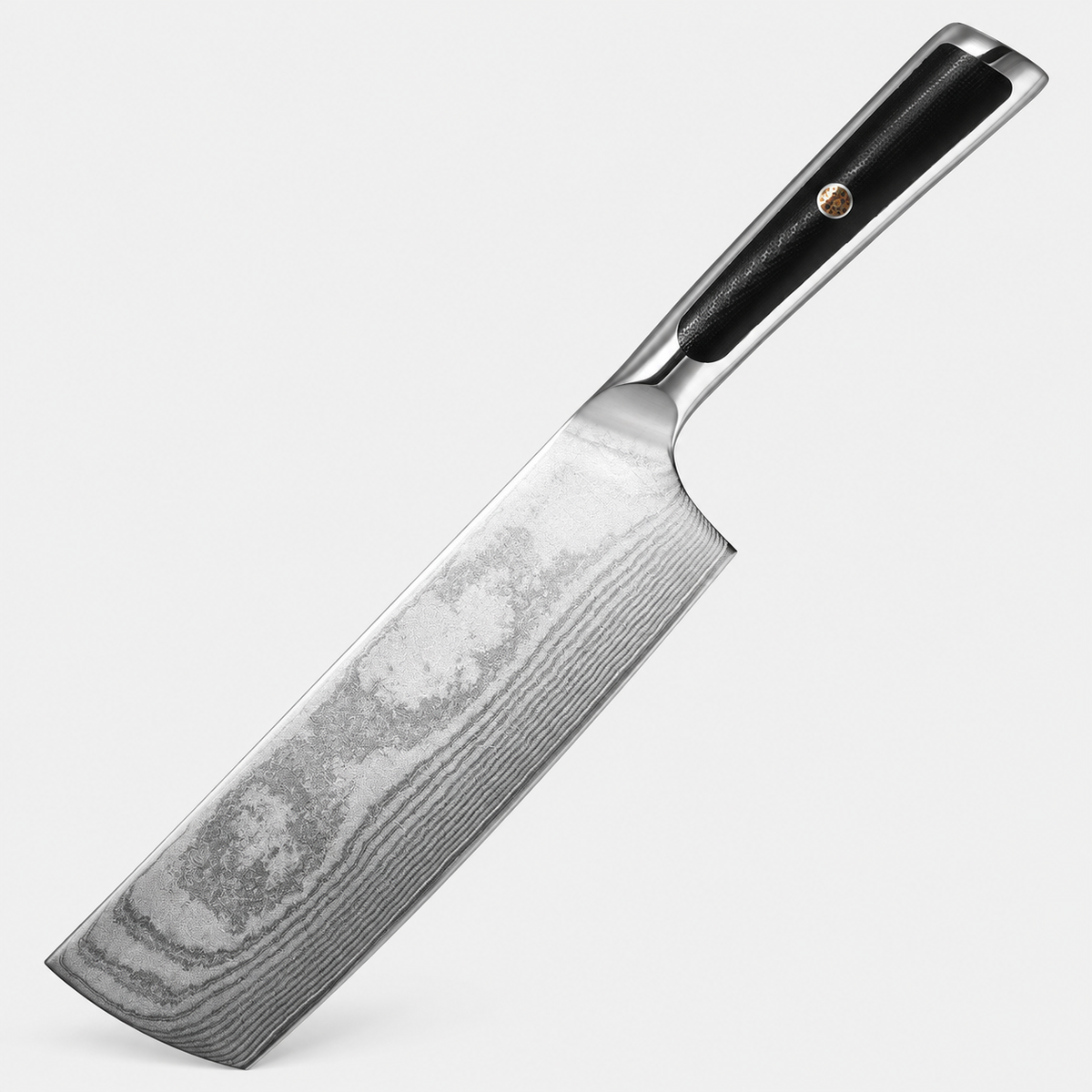 Nakiri Ligne Noire — 17,8 cm — vue sur fond gris