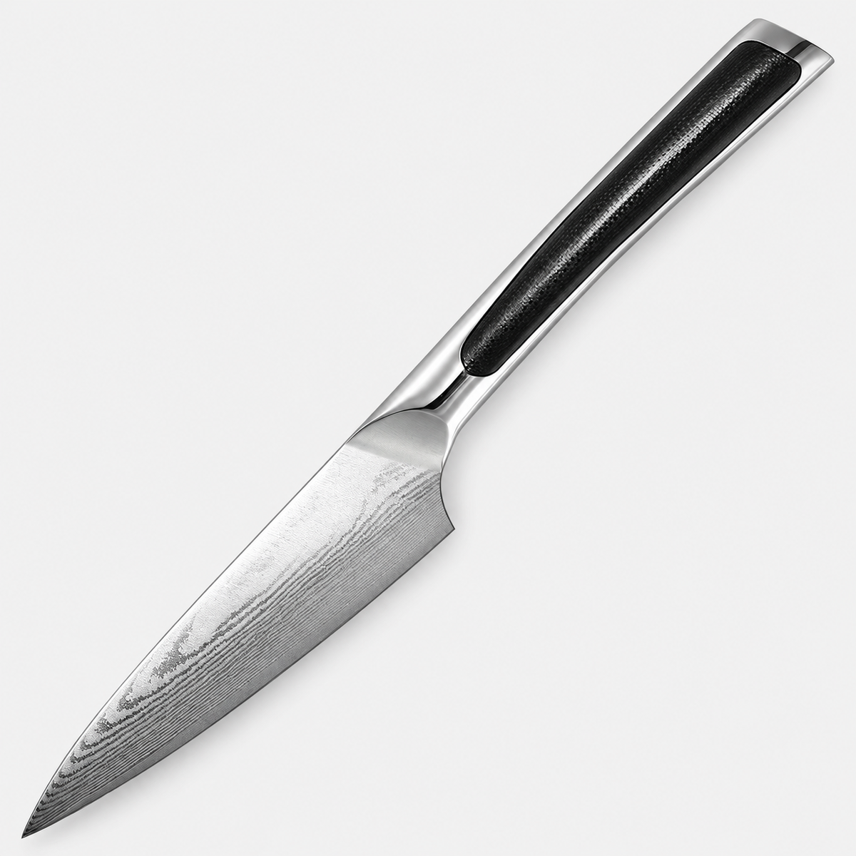 Couteau d’office Ligne Noire — 8,9 cm — fond gris