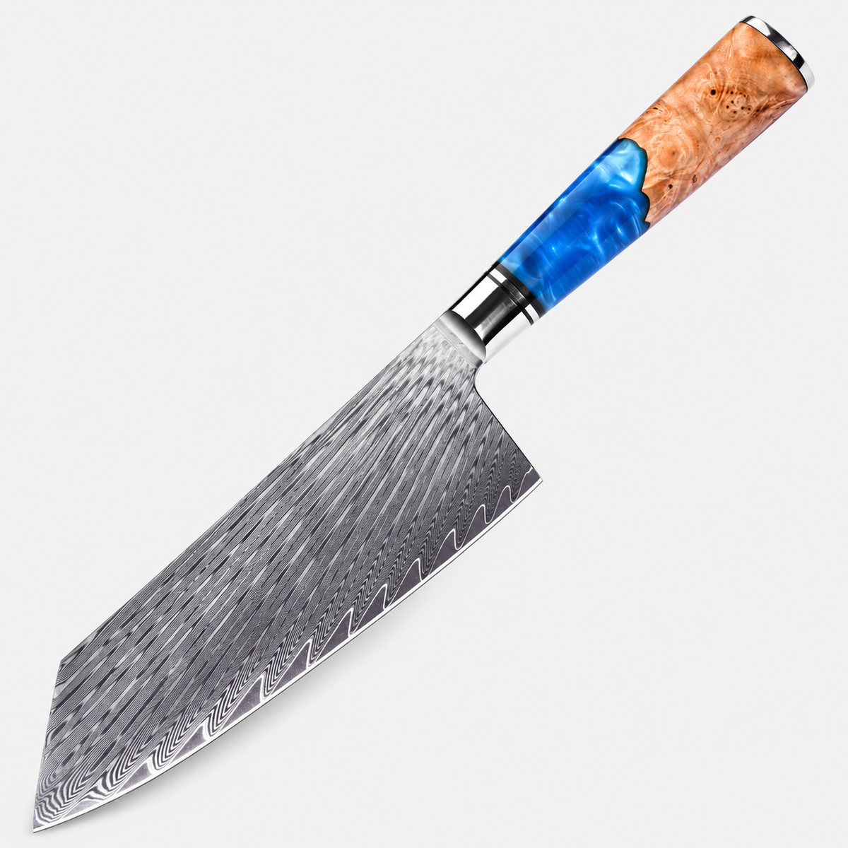 Couperet de cuisine Azur — 17,8 cm — vue sur fond gris