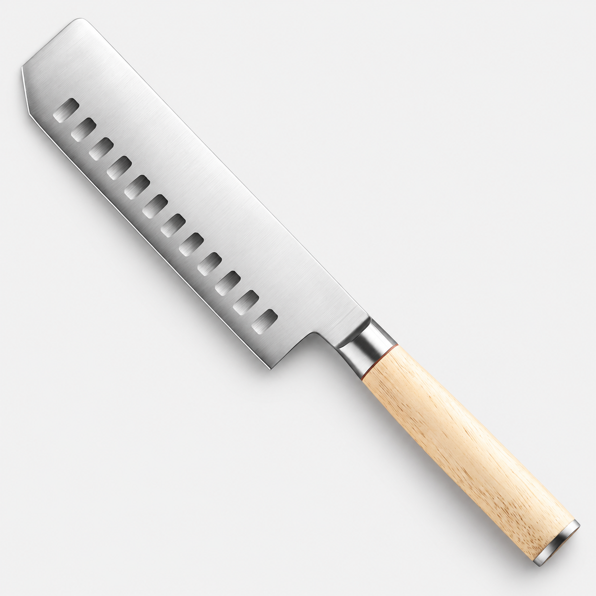 Nakiri Chêne Clair — 17,8 cm — vue sur fond gris