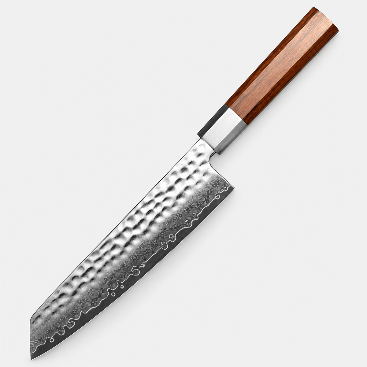 Couteau à trancher Bois Satin — 20,3 cm — vue sur fond gris