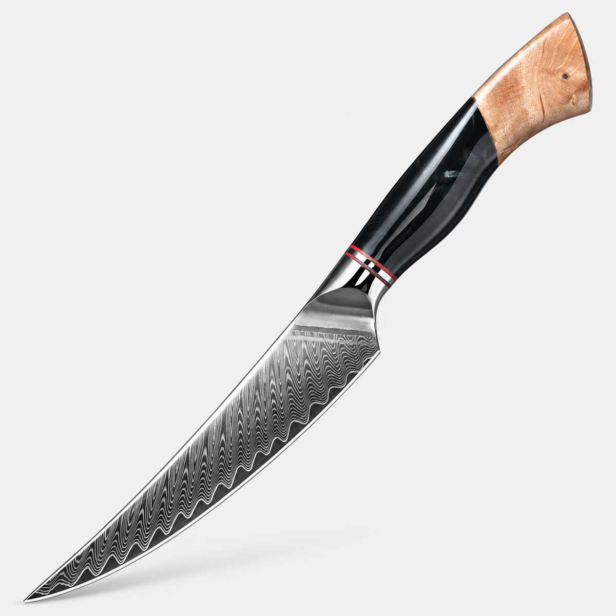 Couteau à steak Obsidienne — 12,7 cm — vue sur fond gris