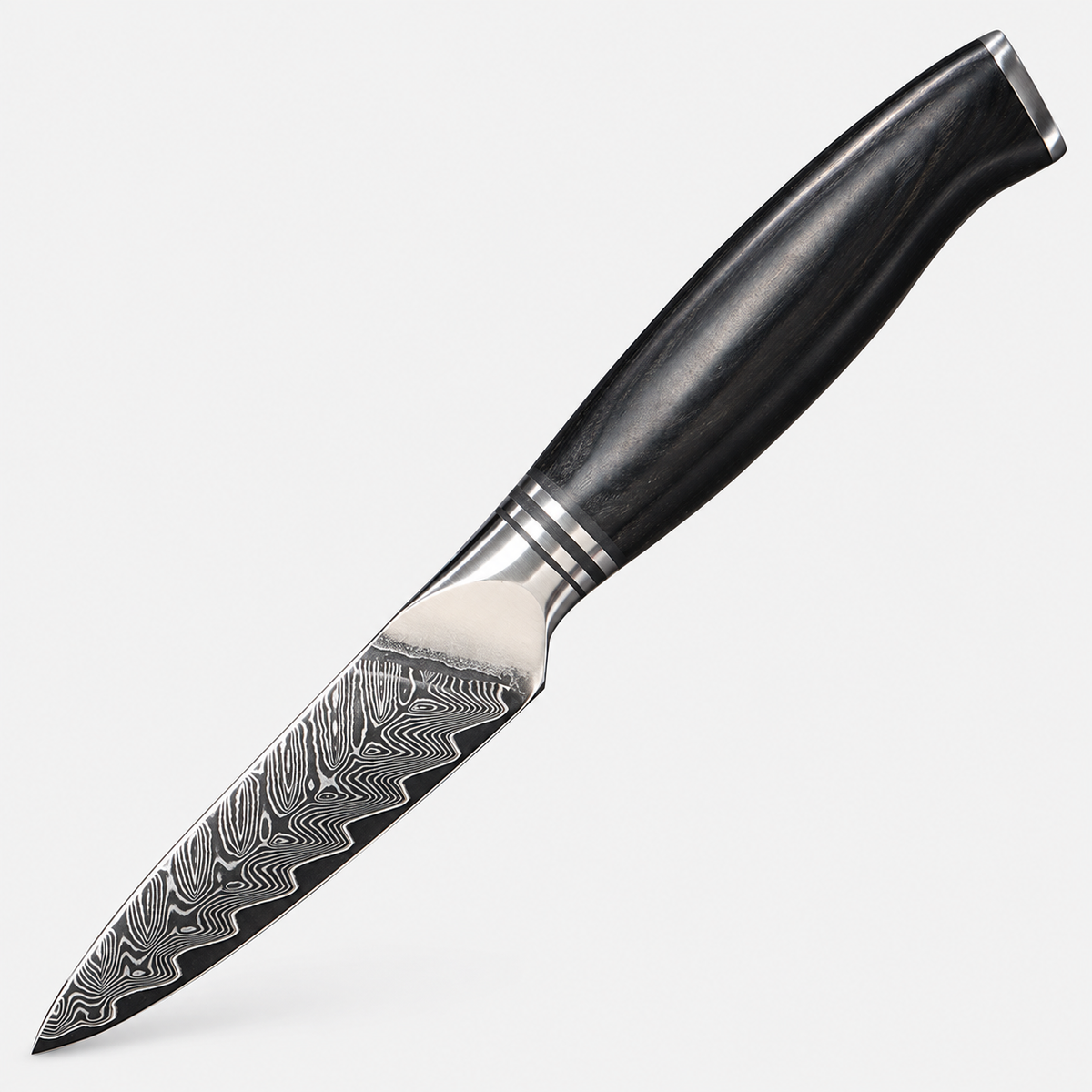 Couteau d’office Encre — 8,9 cm — vue sur fond gris