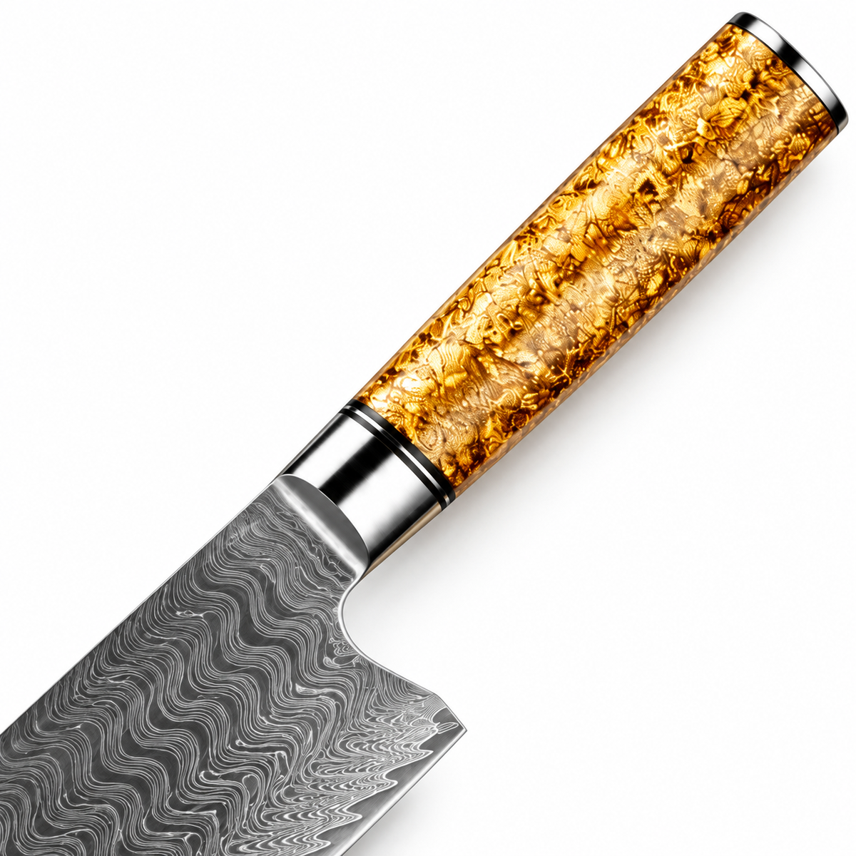 Nakiri Tuoda 7 pouces — Une touche dorée en cuisine