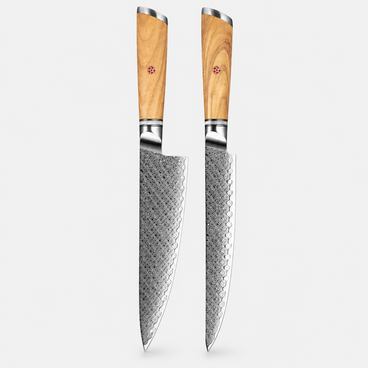 Olivier Grand Atelier — 8 couteaux Damas et fusil