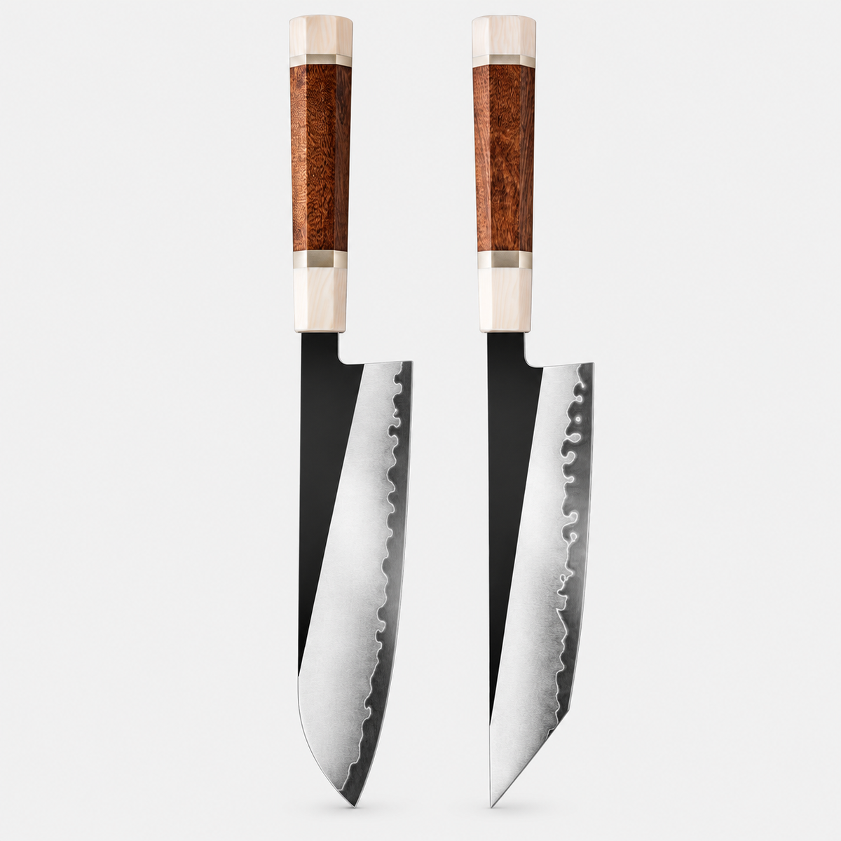 Bois Ivoire — 5 couteaux et coffret
