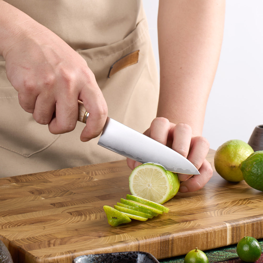 Santoku Bois Blond — 12,7 cm — détail 3