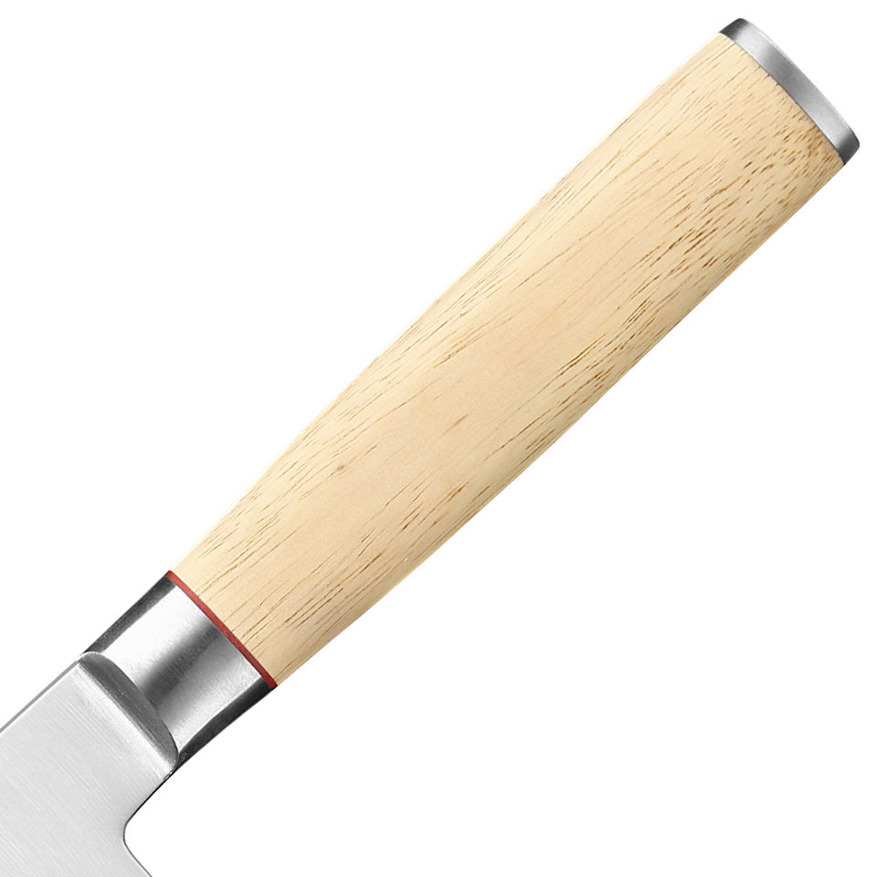 Nakiri Chêne Clair — 17,8 cm — détail et mise en situation