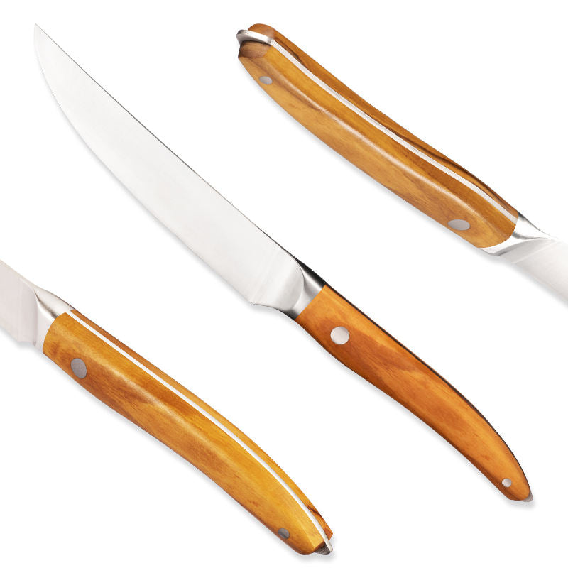 Table Olive Unité — Couteau à steak en acier inoxydable