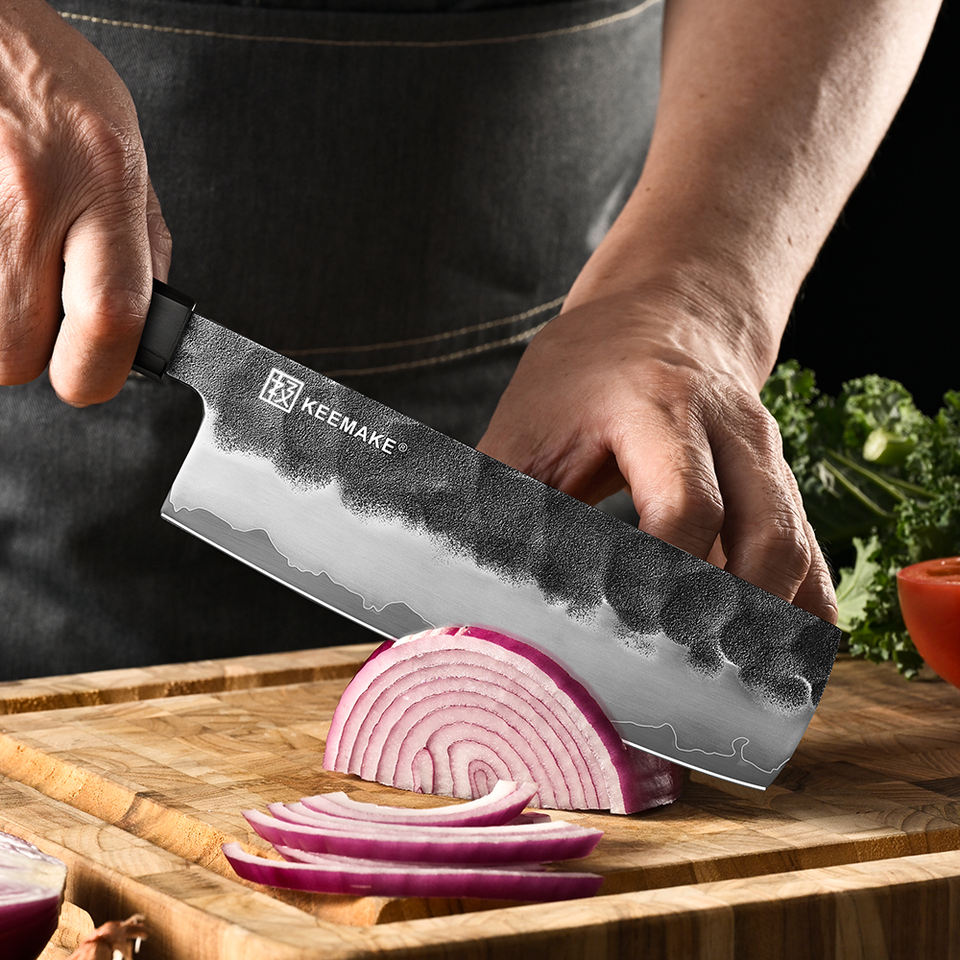 Nakiri Sillage — 17,8 cm — détail et mise en situation