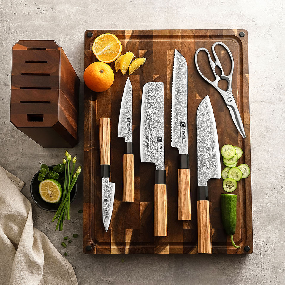 Coffret Olivette — 7 pièces avec bloc — vue 2
