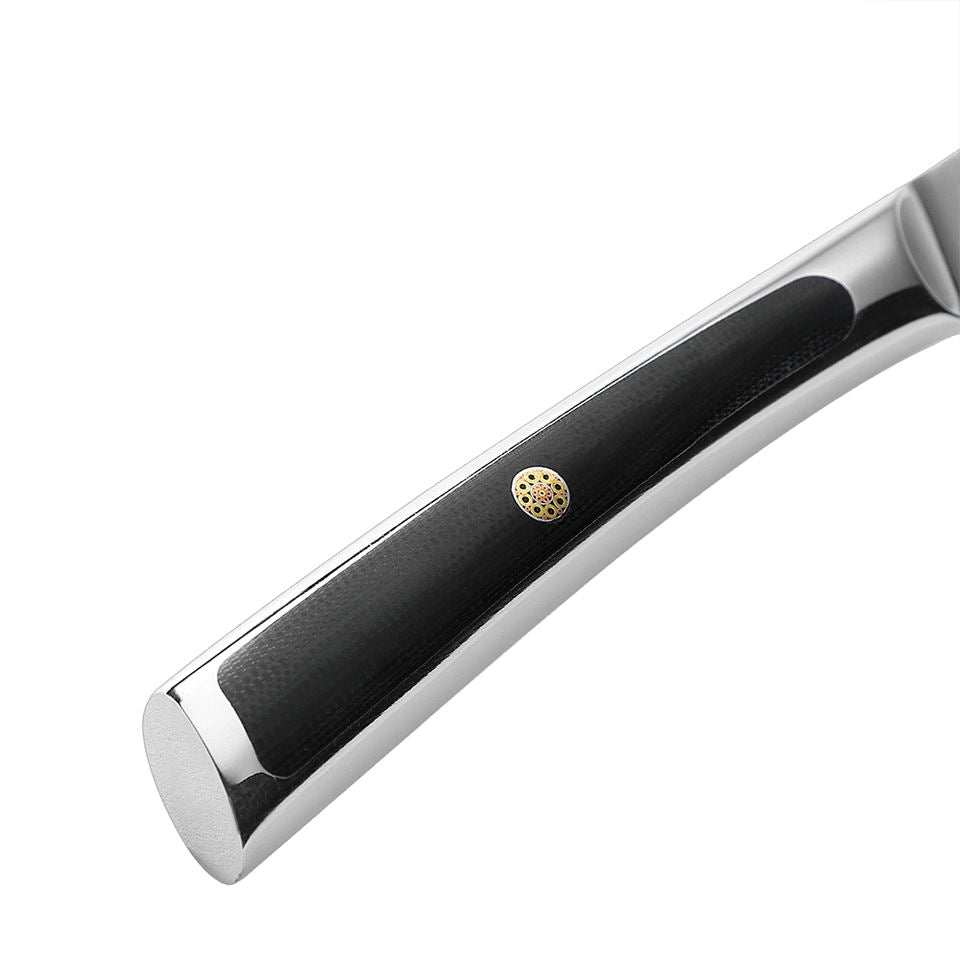 Santoku Ligne Noire — 12,7 cm — détail et mise en situation