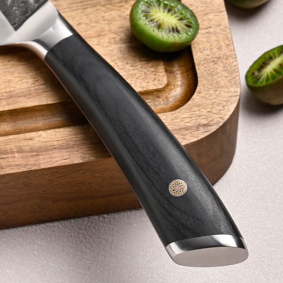 Couteau à steak Noctis — 11,4 cm — détail et mise en situation