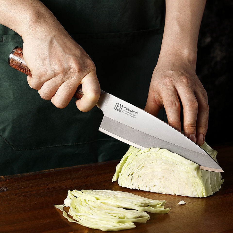 Deba Tradition Bois — 16,5 cm — détail et mise en situation