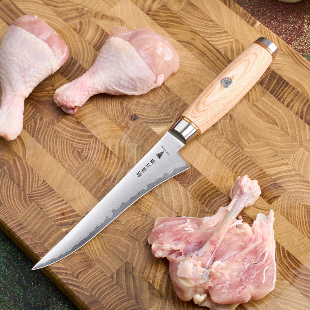 Couteau à désosser Bois Blond — 15,2 cm — détail 1