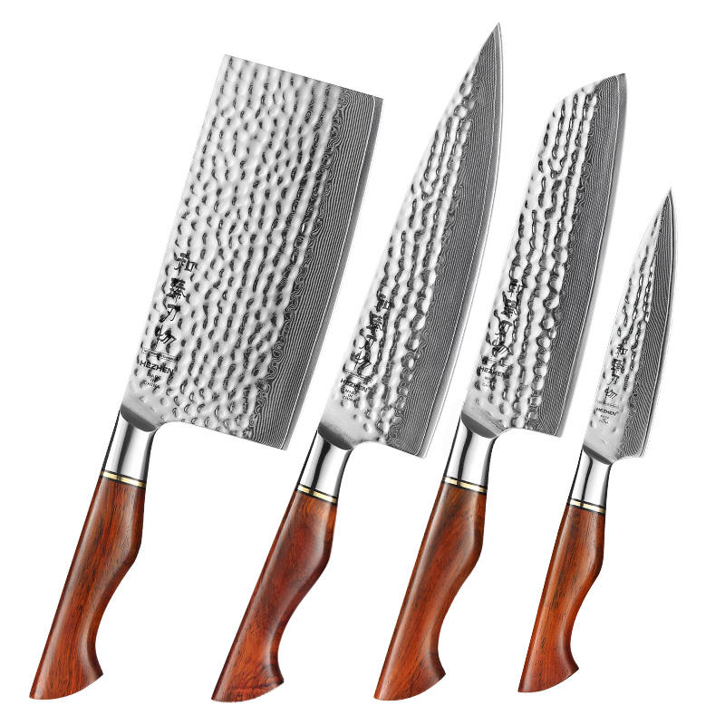 Coffret Rubis — 4 couteaux et support magnétique — vue 2