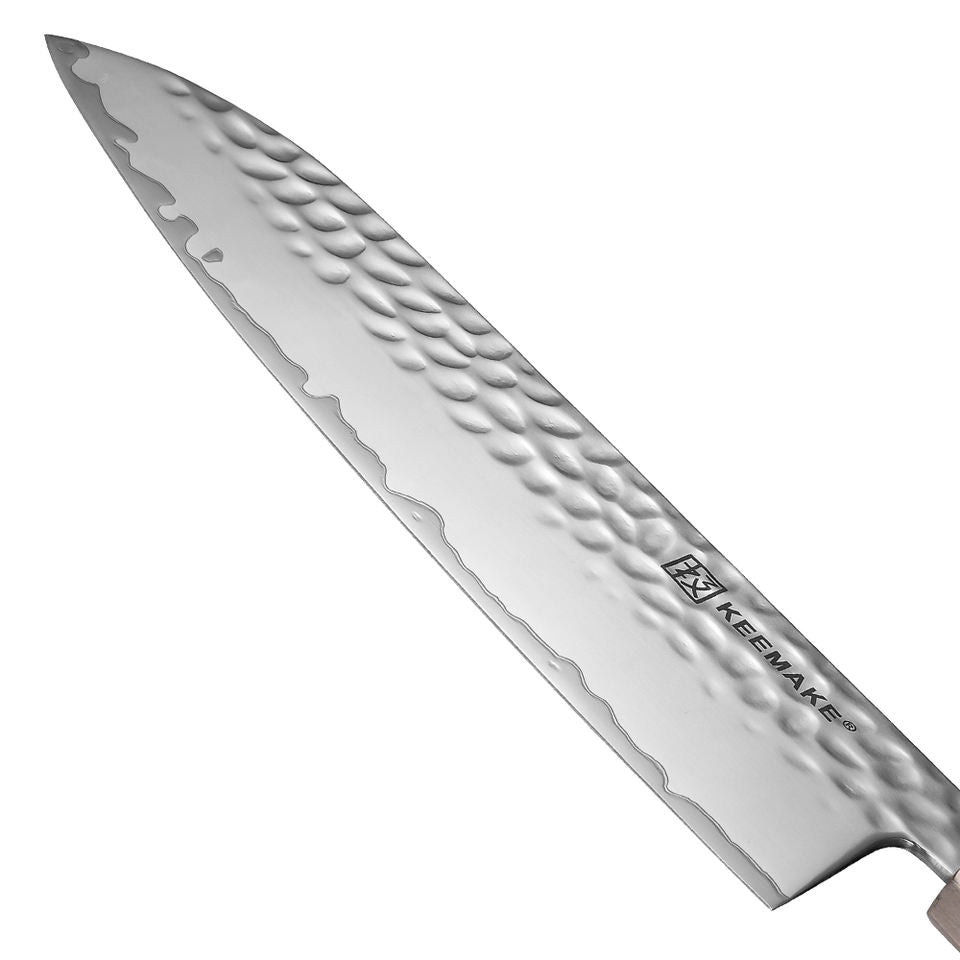 Santoku Palissandre — 17,8 cm — détail et mise en situation