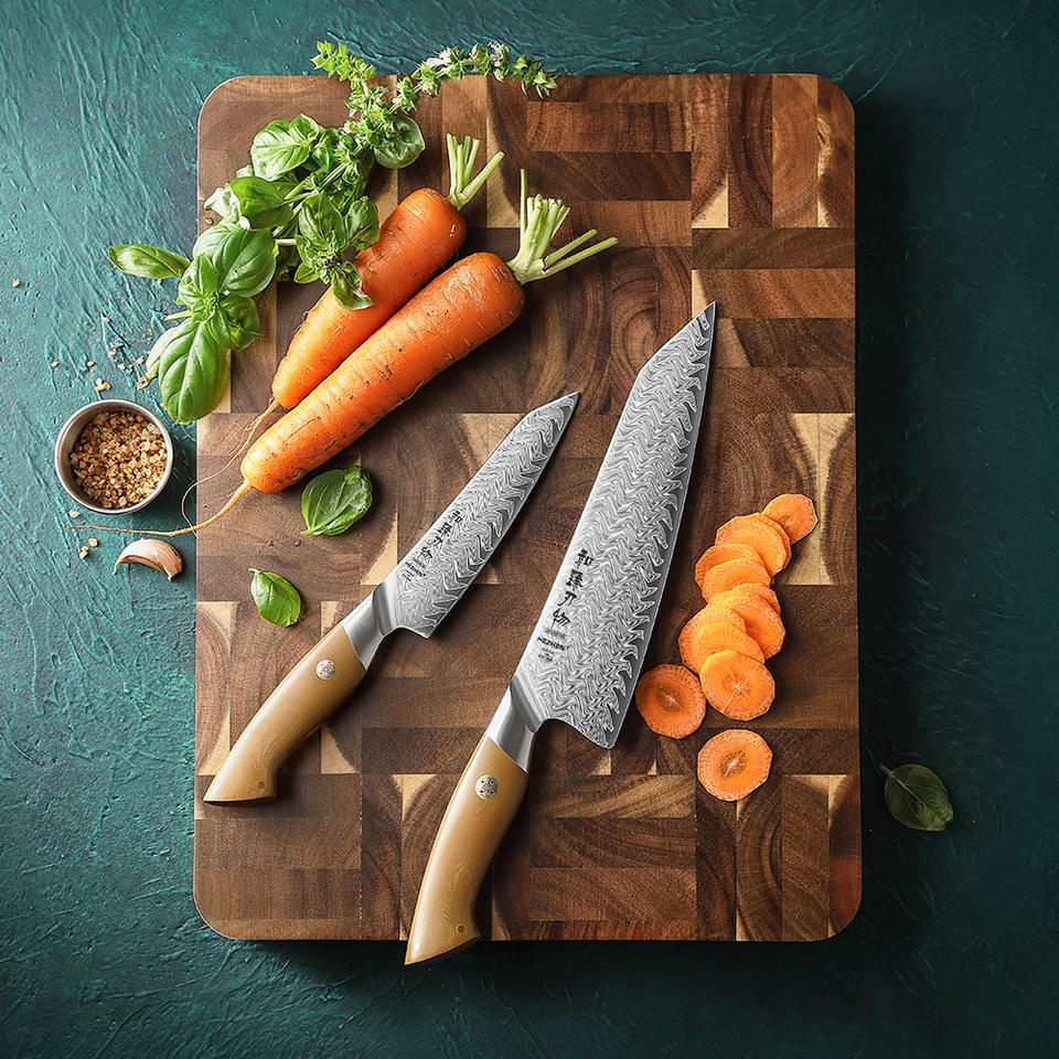 Duo Linéo — 2 couteaux Chef & Utilitaire — vue 3