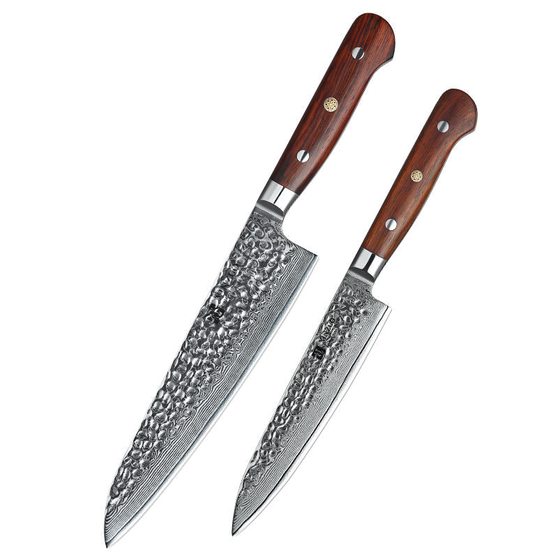 Duo Racine — 2 couteaux Chef & Utilitaire — contenu complet