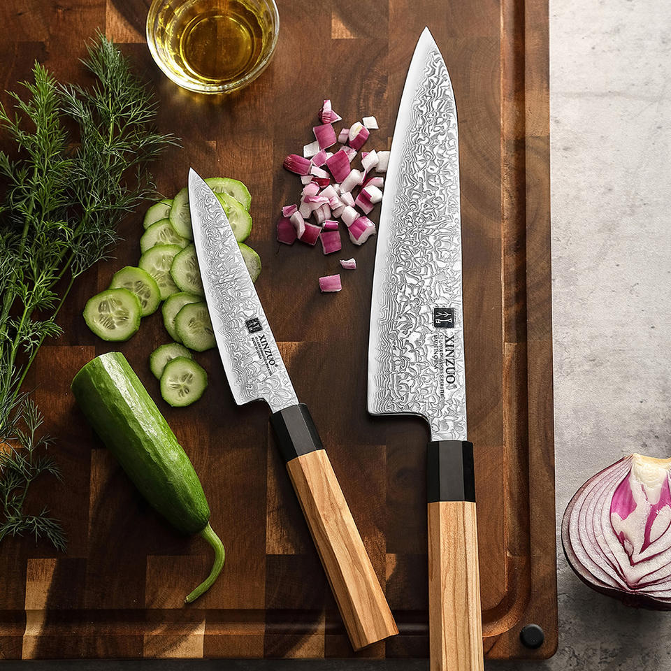 Duo Olivette — 2 couteaux Chef & Utilitaire — vue 5