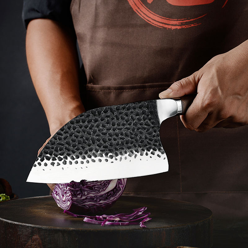 Couperet Braise — Couteau de préparation avec étui