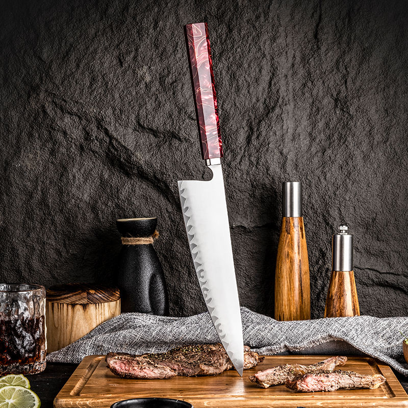 Chef Cuivre Rouge — Couteau de chef 8 pouces