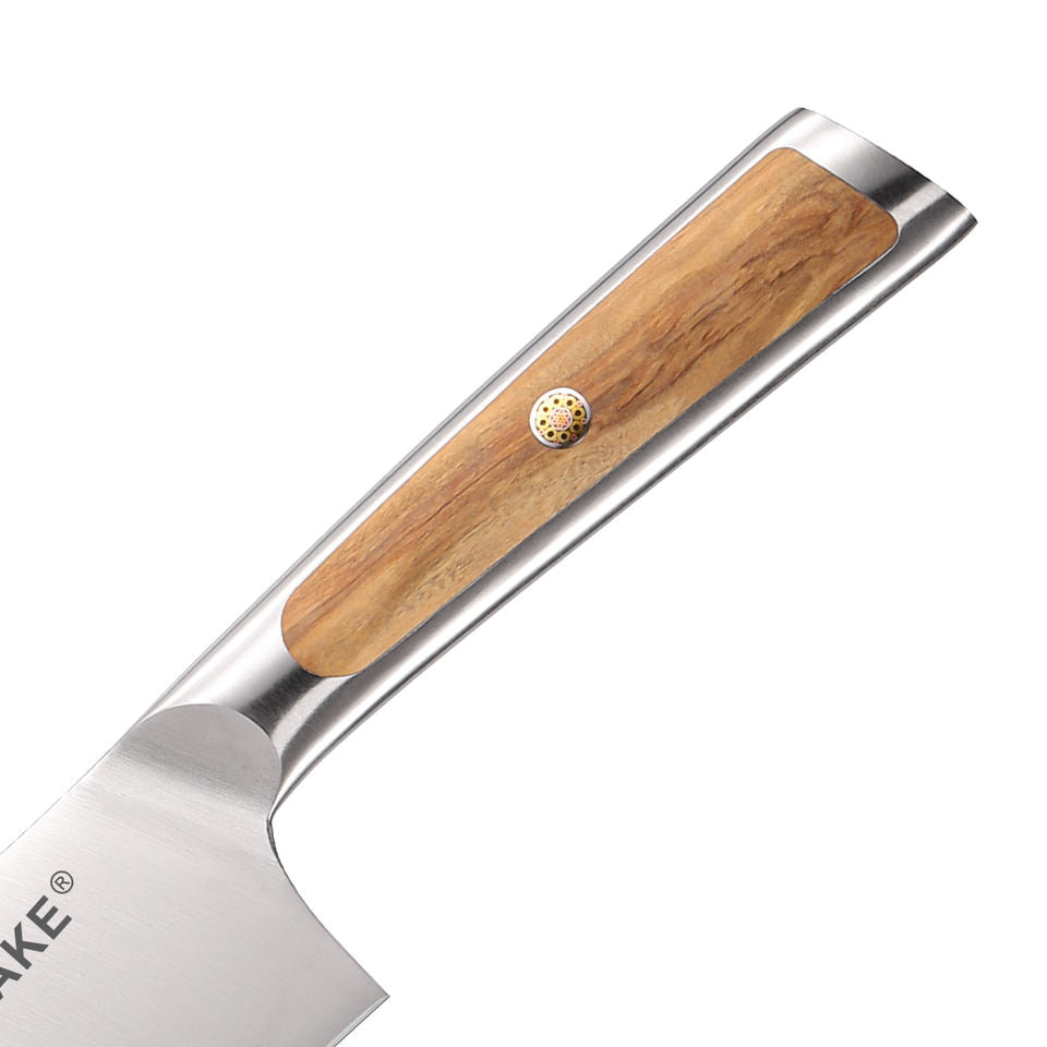 Nakiri Olivier Clair — 17,8 cm — détail et mise en situation