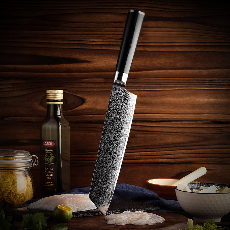 Kiritsuke Obscur — Couteau Damas 8,2 pouces