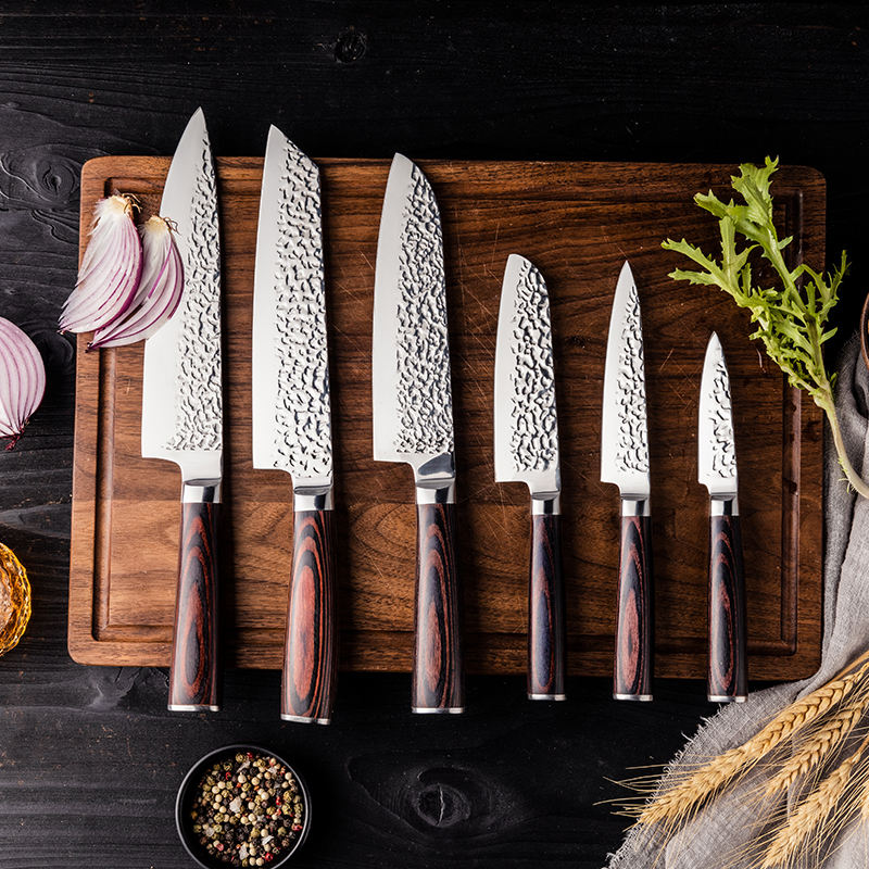 Brun Essentiel — 6 couteaux de cuisine