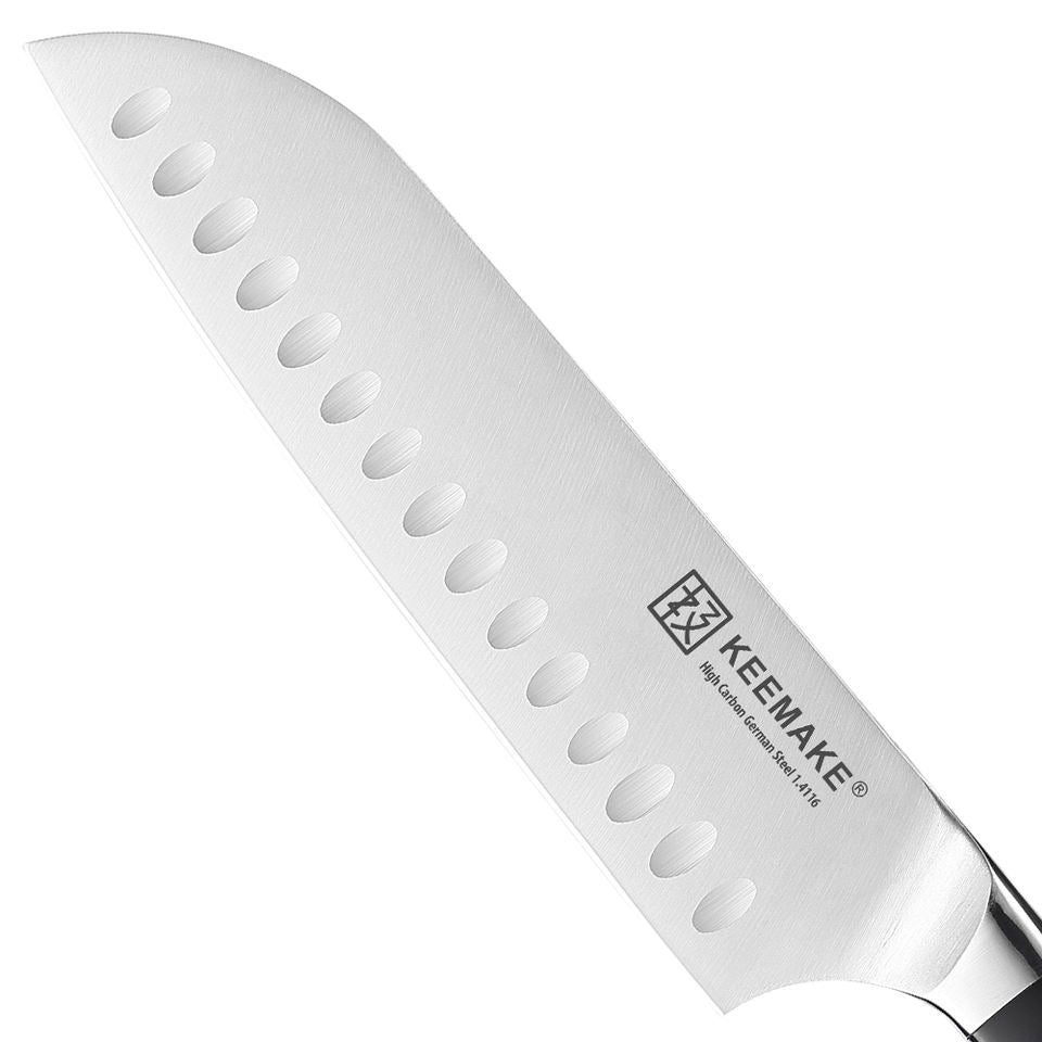 Santoku Classique — 17,8 cm — détail et mise en situation