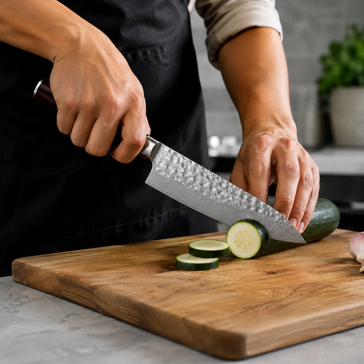 Couteau de chef Japonais en acier - Série Takumi — vue 5