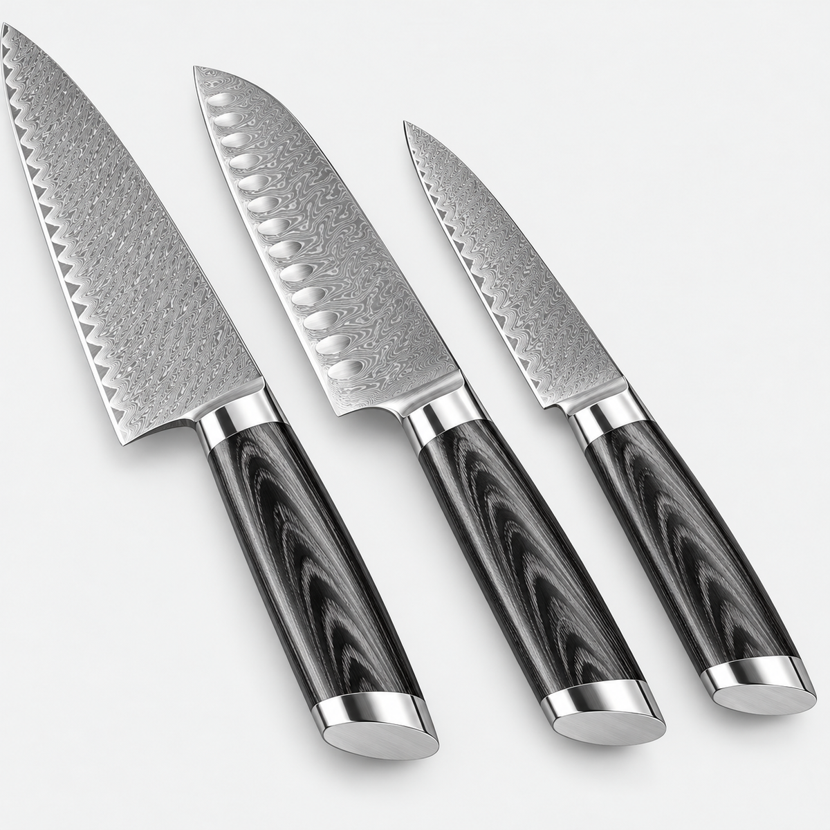Coffret Horizon — 7 pièces Damas avec bloc — détail