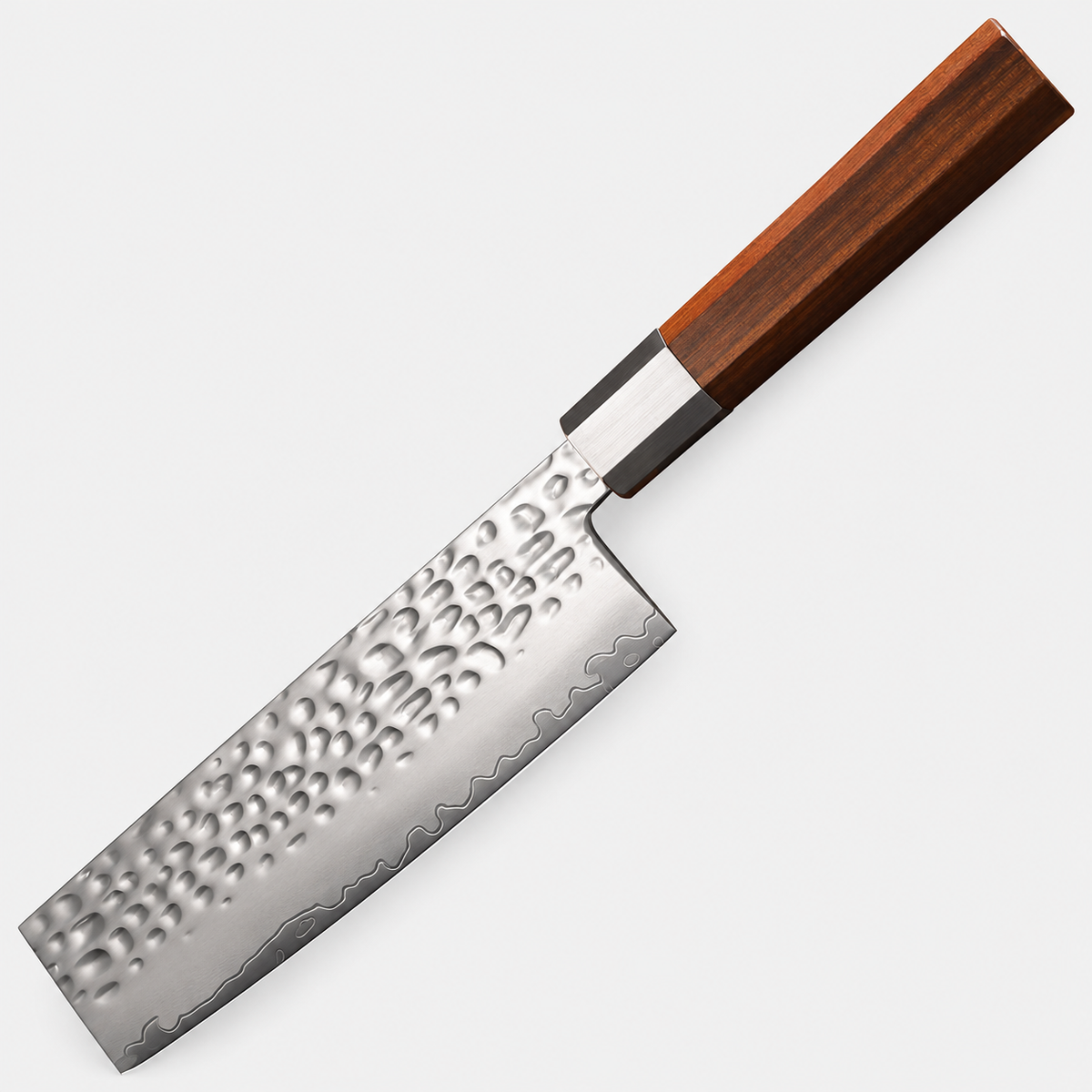 Nakiri Palissandre — 17,8 cm — vue sur fond gris