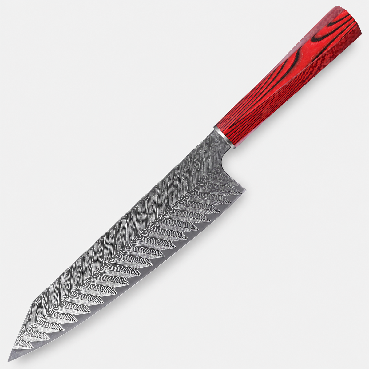 Kiritsuke Grenat — 20,3 cm — vue sur fond gris