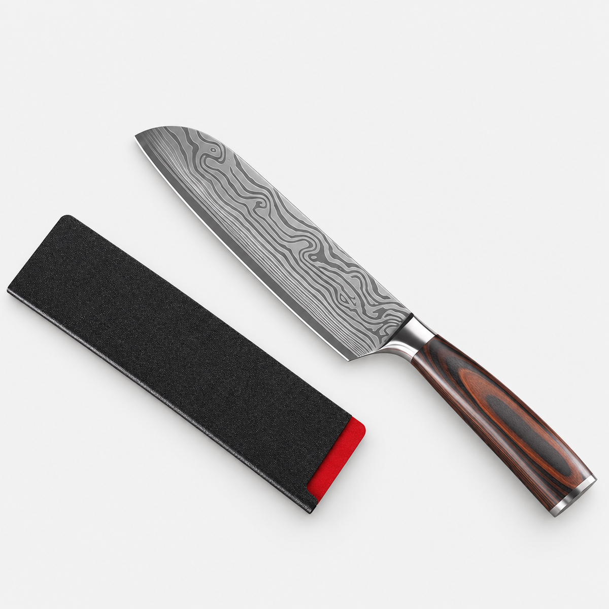 Santoku Ondine — 17,8 cm — vue sur fond gris