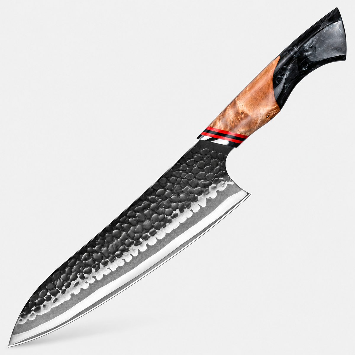 Couteau de chef Roche — 20,3 cm — vue sur fond gris