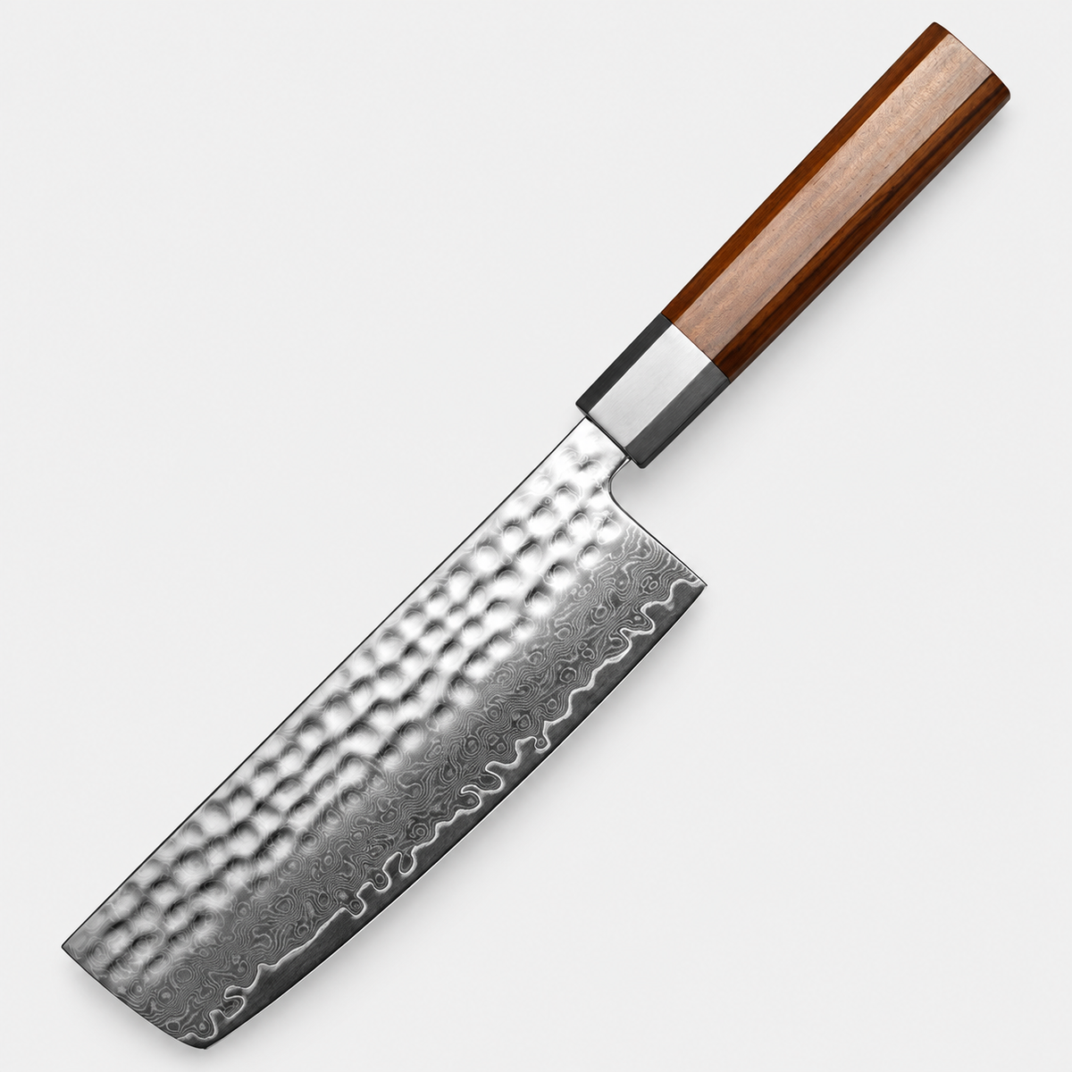 Nakiri Bois Satin — 17,8 cm — vue sur fond gris