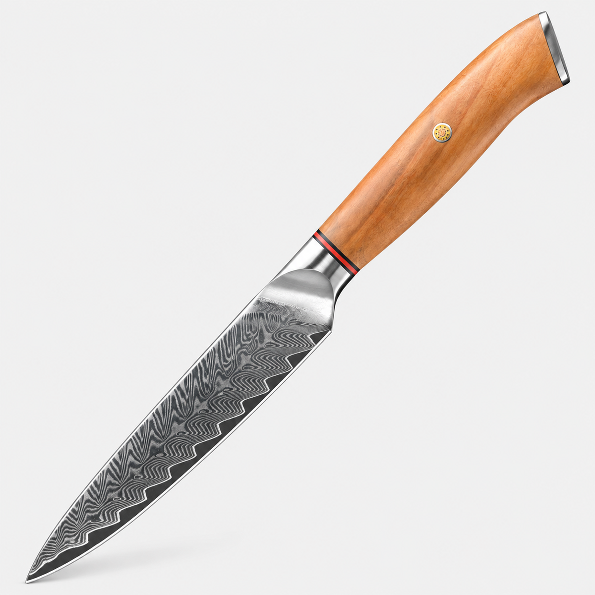 Couteau utilitaire Olivier Plume — 12,7 cm — vue sur fond gris